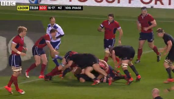 BBCSport's tweet photo. Watch highlights of a great battle between @Scotlandteam &amp; @AllBlacks http://t.co/RTrvGbFkRg #ScovNzl #bbcrugby http://t.co/Xy8Q7dFEFS