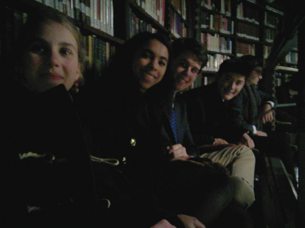 TelecomDebating's tweet image. The Telecom cohort at the open semifinal of the #OxfordIV