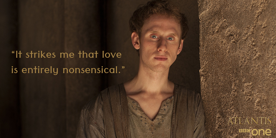 BBCOne's tweet photo. The Pythagoras Love Theorem. Spot on. #Atlantis http://t.co/YrlHLBzNEs