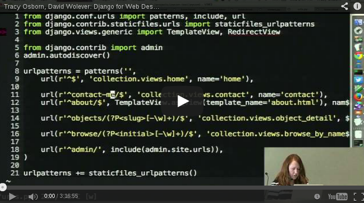 devtalksio's tweet photo. Django for Web Designers and Front End Developers #pycon #python #pycon2014 #devtalksio http://t.co/YDkRDShmHi http://t.co/Z8WZIojV5S