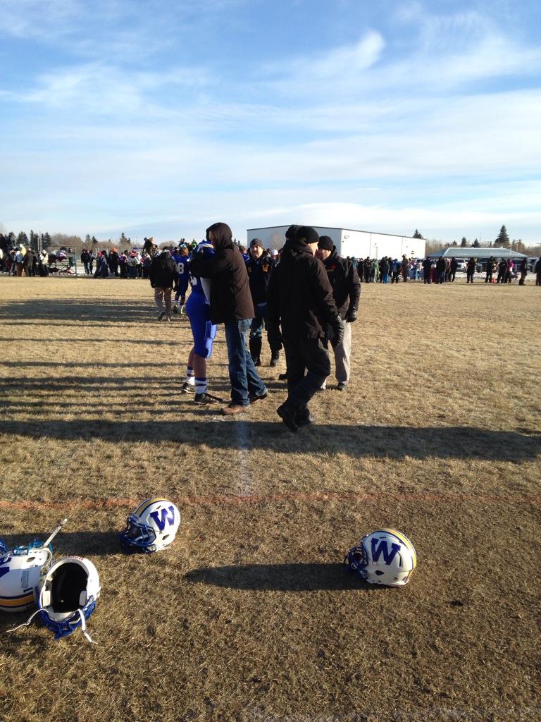 Watrous claims prov title 44-8 over Hudson Bay it's the Wildcats third straight 2A six man prov title.