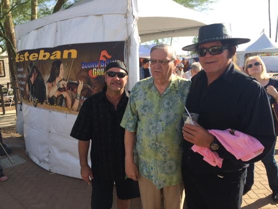 RealSheriffJoe's tweet image. Talked to Esteban in my hometown of Fountain Hills.  He's playing for Arts and Crafts fair across from booth I'm at.