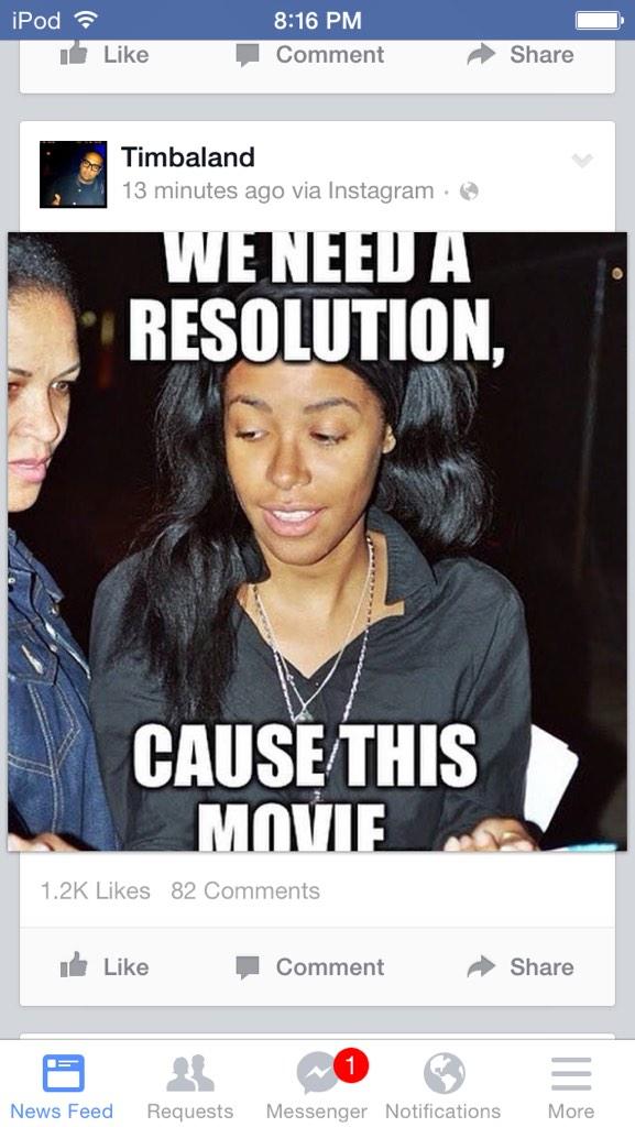 SaniNxtDoor's tweet photo. Timbaland still going off 😂🔥#AaliyahMovie http://t.co/fryFoXdVqo