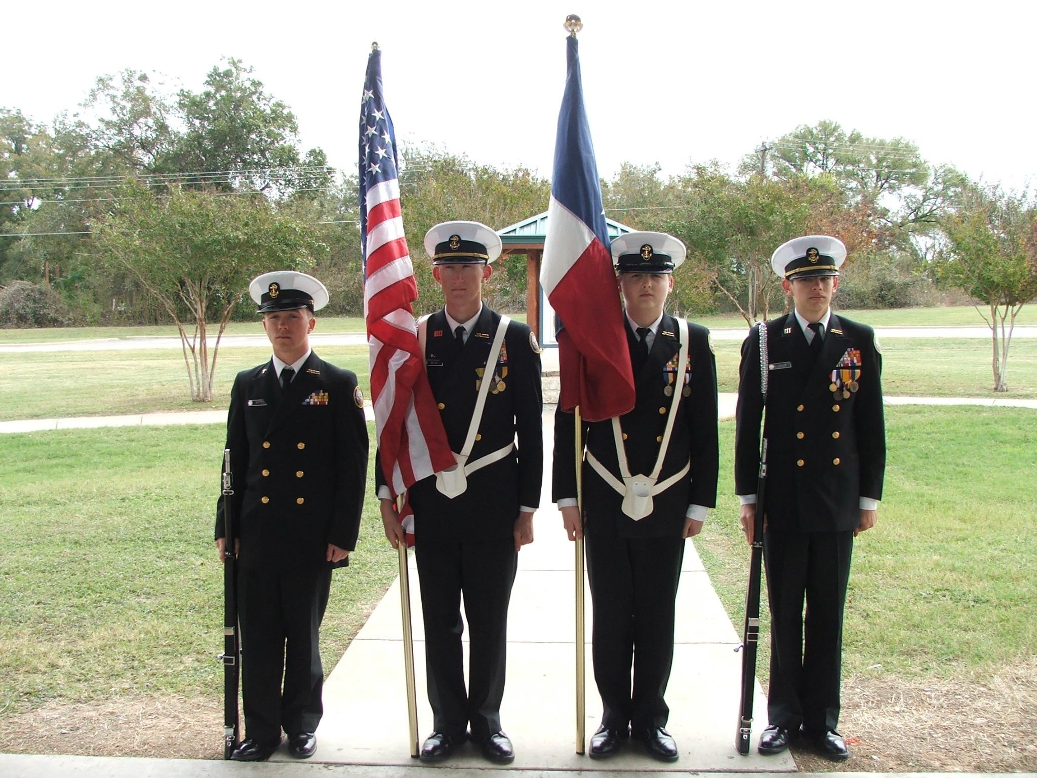 Bastrop High School on Twitter "BHS NJROTC Color guard! An awesome