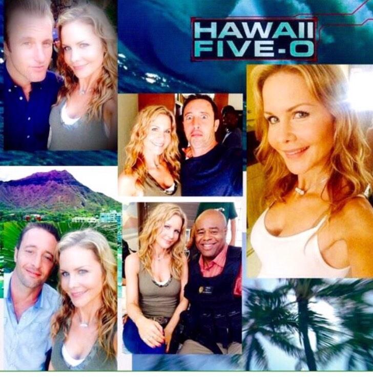 Posted by @JosieDavis on Instagram for her episode of #H50 this coming week #AlexOLoughlin