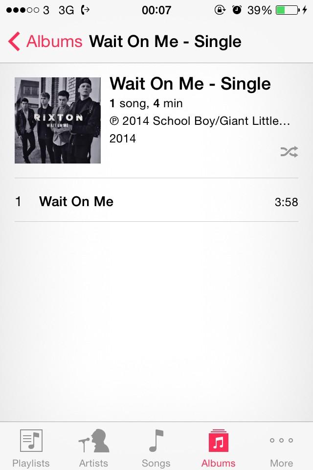 littlebethfish's tweet image. @RixtonOfficial GOT IT!!!! #BuyWaitOnMe #WAITONME