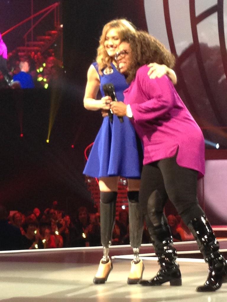 A woman with determination! <a href="/AmyPurdyGurl/">Amy Purdy</a> <a href="/oprah/">Oprah Winfrey</a> #LifeYouWantSJ