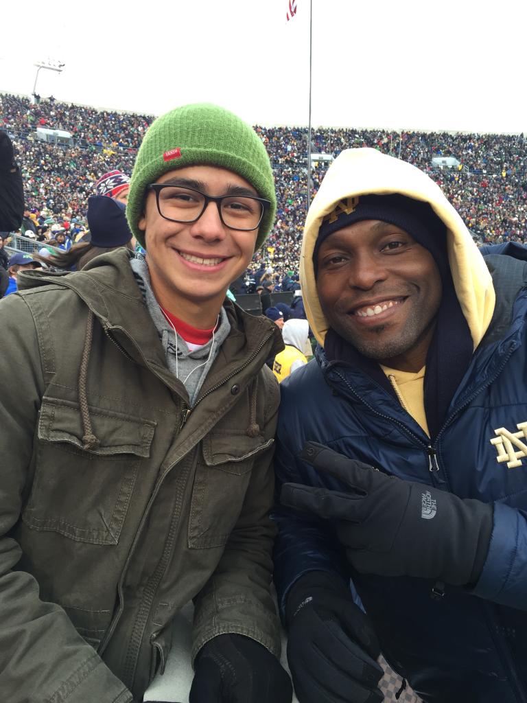 ghanoian25's tweet image. Two our favorite ballplayers @LesLukach @olubaseball @NDBaseball @SoCalBirds @toriihunter48 #reallycold