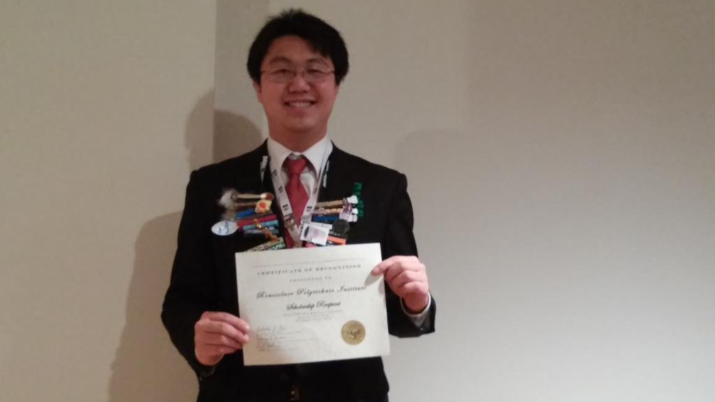 We just won the scholarship and programming awards! No one can believe it! #NEACURHatSU #rpirsa