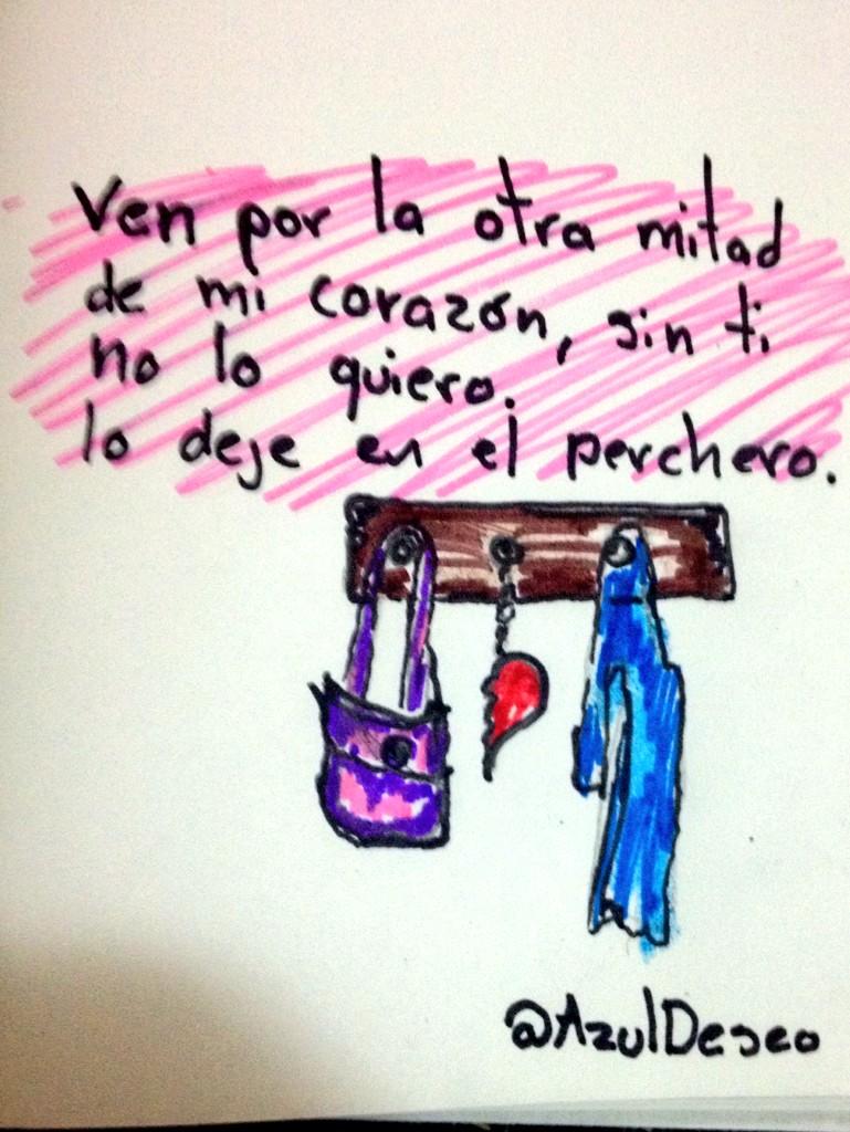 BethConLuz's tweet photo. Sigan mi cuenta @ObraAzulDeseo ahora dibujare mis frases cursis, acidas, pachiches y así http://t.co/Knex19SfLz