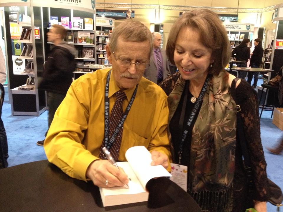 . <a href="/DavidAPoulsen/">David A. Poulsen</a> autographing his new adult mystery Serpents Rising #inspire_tibf