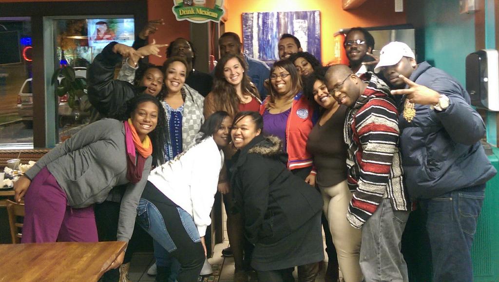 rox_myers's tweet photo. They called themselves the turn up crew. So we joined them #Atlanta2014 http://t.co/Au8QMCy4wE