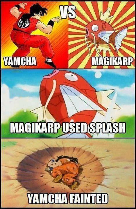AllAboutPoke's tweet photo. Poor Yamcha http://t.co/O6nUkEYyzd
