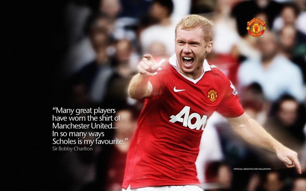Genius on the pitch. Gentleman off it. Happy birthday Paul Scholes 