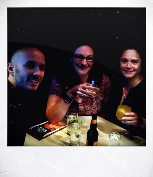 Team moment at Bellota - night before #sst2014 @ShanRahanNZ <a href="/barrycurtis/">Barry .C Team Wall street Pepe</a> #superchargeTA