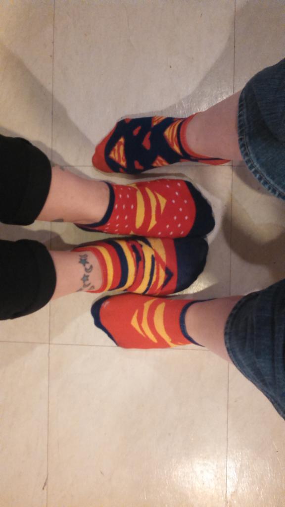 yay4winoholics's tweet photo. My friends and I have awesome taste :) @teresarockgrl81 #superman #kickass #twinsies http://t.co/po9NUTfdDo