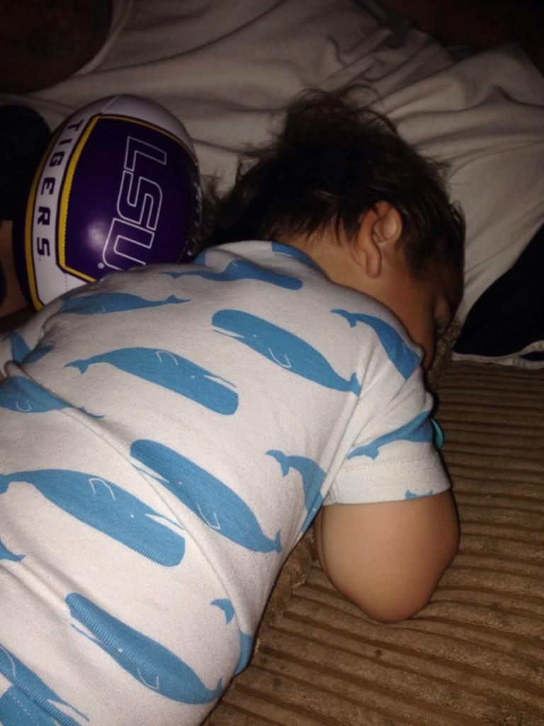 jenthillet's tweet photo. @LSUCoachMiles  here's your future quarter back.. He's even named after you..Meet Fuller Miles's Thillet. http://t.co/TejBBmxF1f