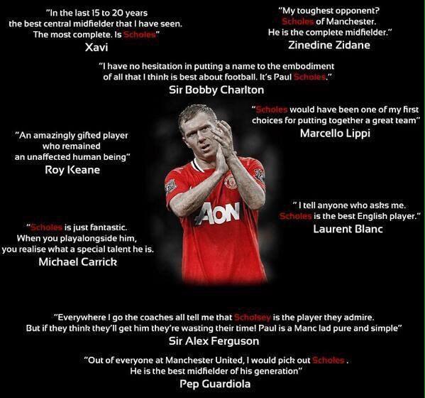 Happy 40th birthday to the Ginger Prince, Paul Scholes! 