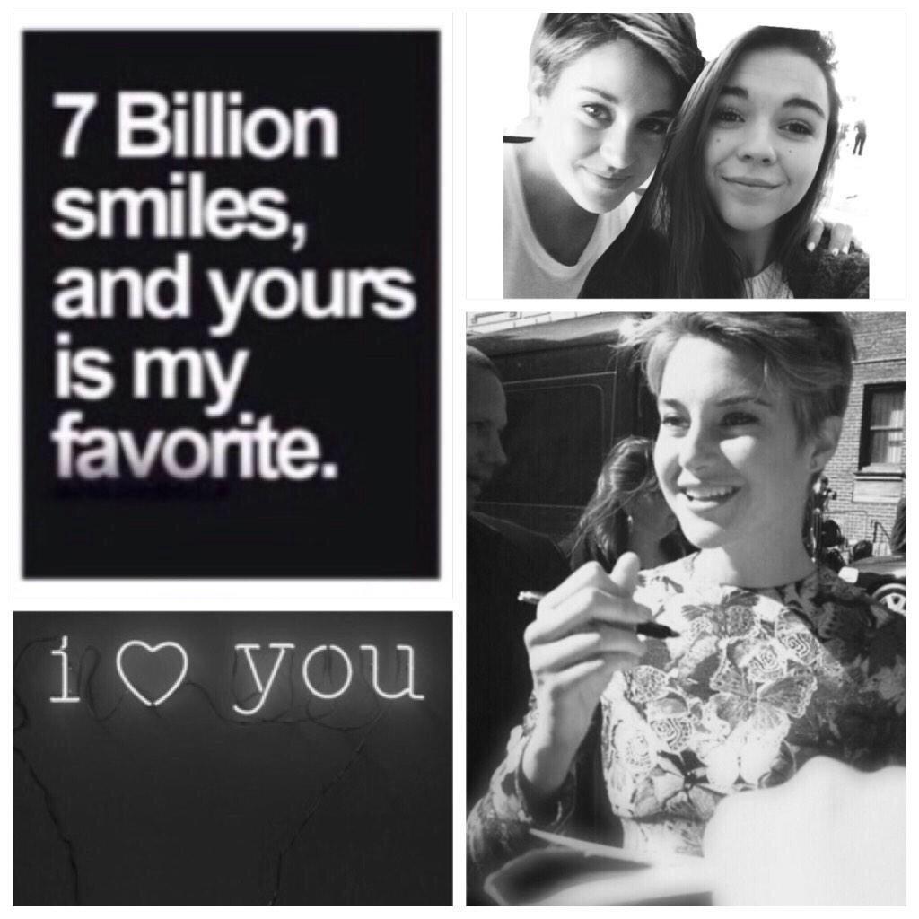 Imagen robada pero no por ello falsa happy birthday Shailene Woodley!! 