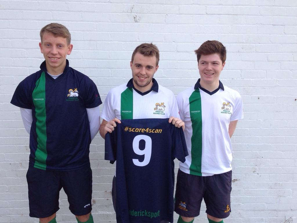 FrederickSport's tweet photo. We are pleased to be kitting out @PrestonHC1903 with new playing shirts this season. Supporting #score4scan also http://t.co/21NRInpeL2