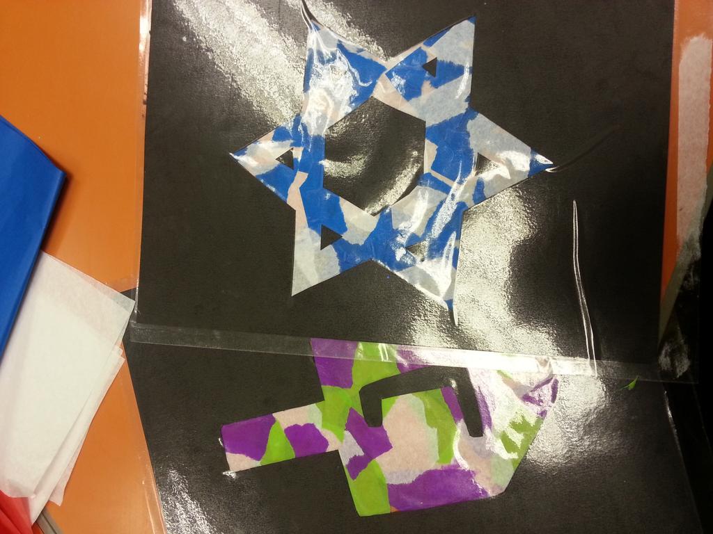 #PaintTheCountryGreen with Channukah decorations for Jewish Care! #MitzvahDay14
