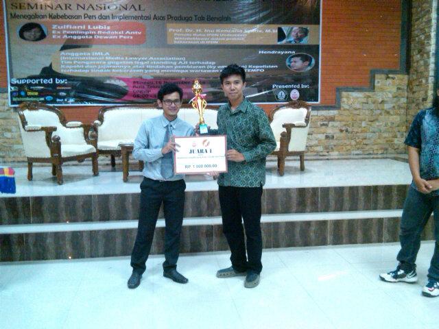 IYJ_2014's tweet photo. Pemenang Subtema Kebebasan Yang berujung Pada Trial By The Press : Frederick Broven dengan skor 1635 http://t.co/INJG5nG8Pf