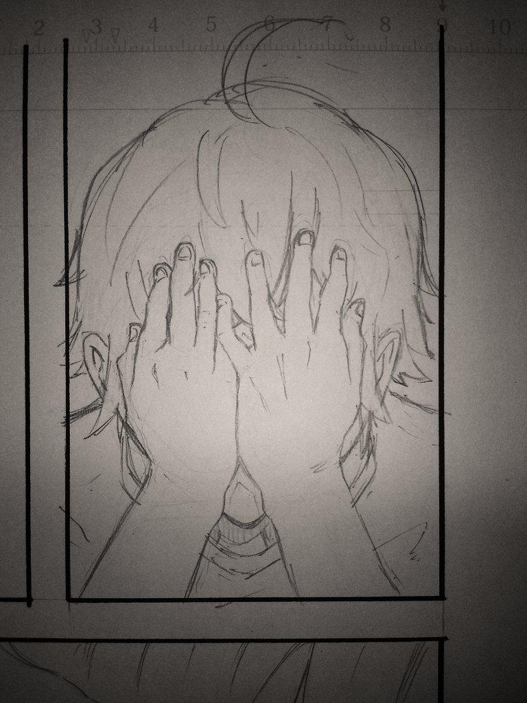 I cover the head. 