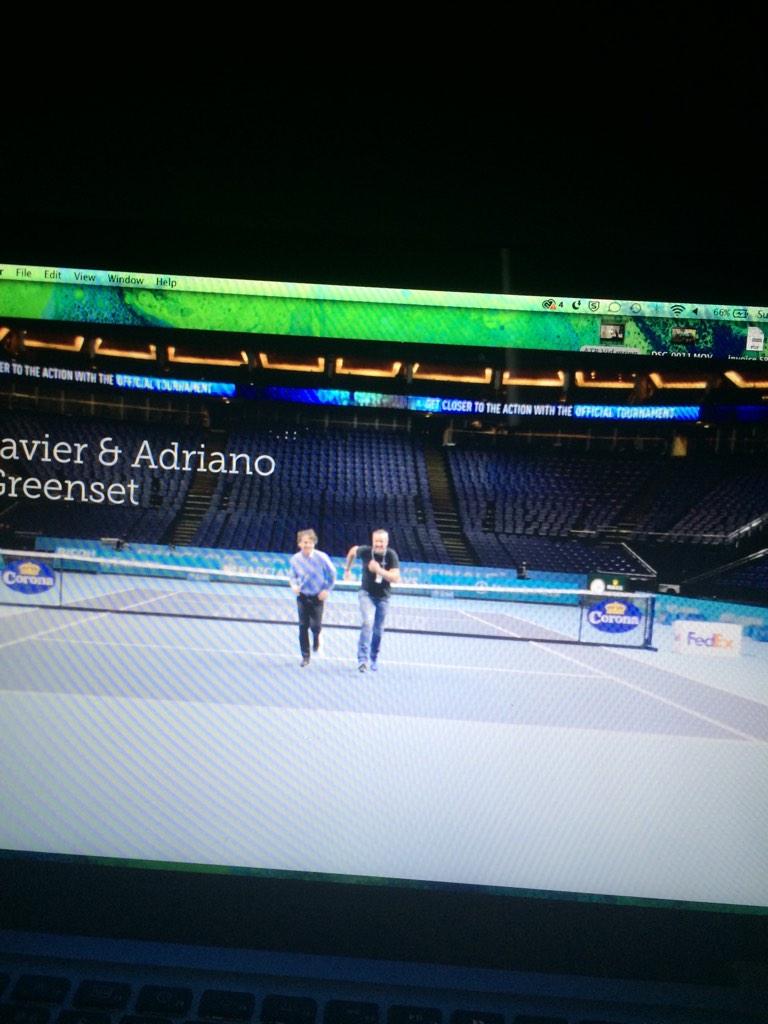 screenproject's tweet image. Just finished a very fun video for the ATP guys at the 02.