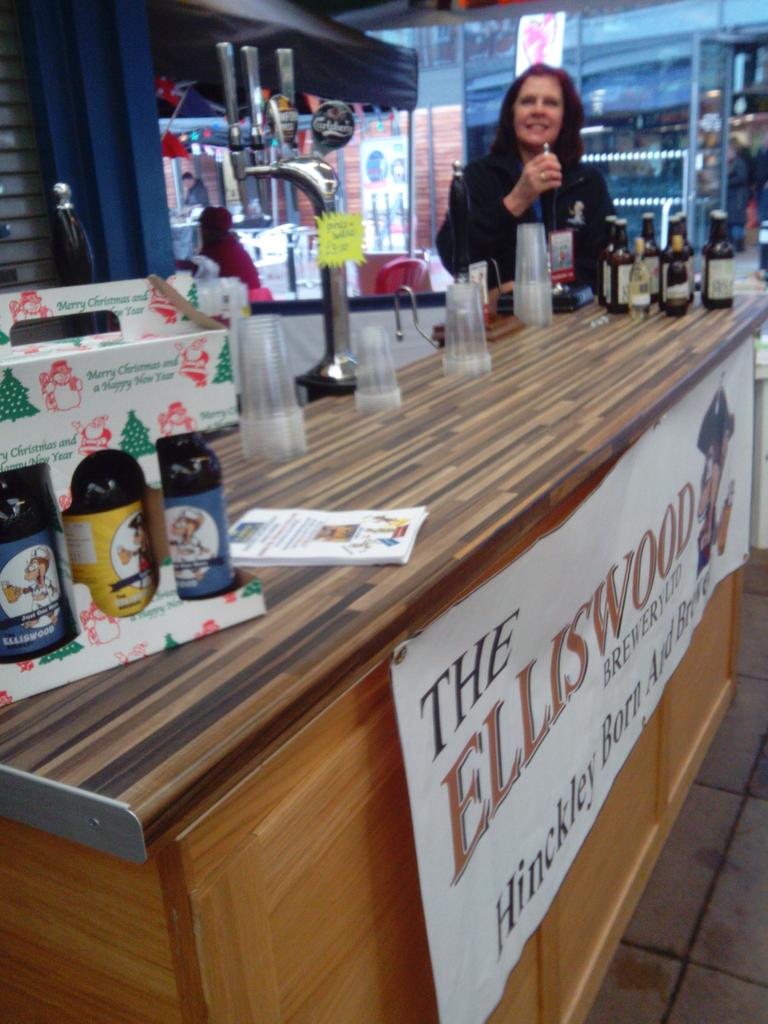 ElliswoodBeers's tweet photo. Here at Leicester's Winter Food Festival. Come and see us! #Leicester #craftale http://t.co/3BoAmt1liY