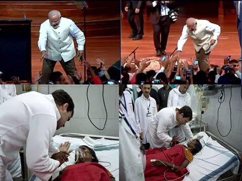 rachitseth's tweet image. Spot the Difference #ModiInAus #BilaspurShame