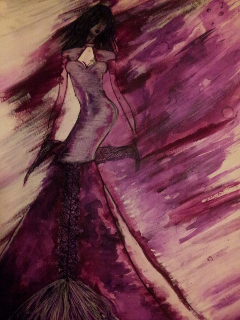 CandyOn_TheMoon's tweet photo. #EvilCandy fashion painting A4 Two colour ways original and invert if u like 1 RT if u like 2 fav!!! #fashion like2no http://t.co/Bux7FwTGMu
