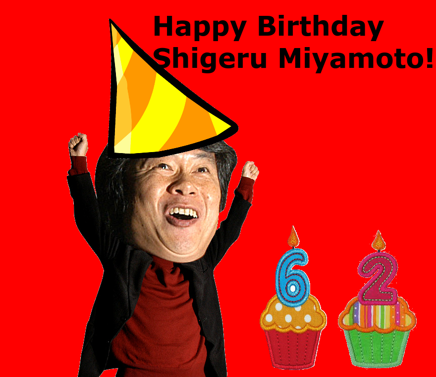 Happy Birthday Shigeru Miyamoto! 