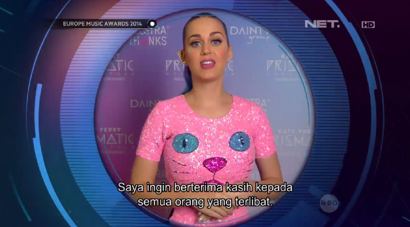 mdtvindonesia's tweet photo. Pemenang Best Video: “Dark Horse” by Katy Perry #MTVEMAonNET http://t.co/FX2xK8EHIq