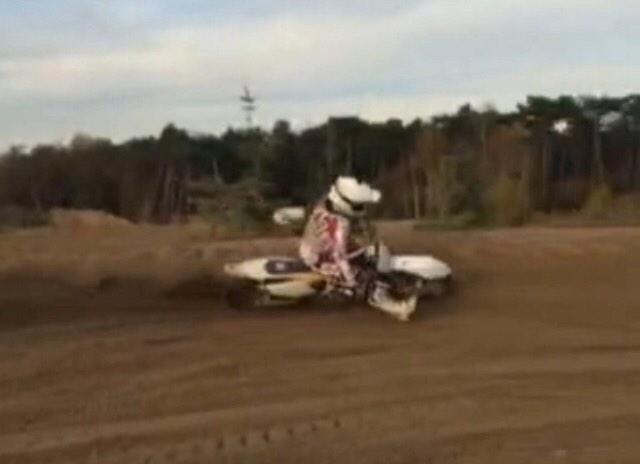 First time on my 125cc👍💪 #TeamWVH #Husqvarna