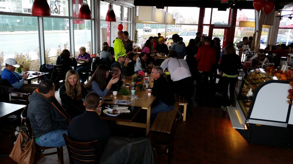 ThomasStohr's tweet photo. Another quite #novemberprojectboston sunday at #swissbakers. Good to have awesome guests. http://t.co/0mPdm1H1yj