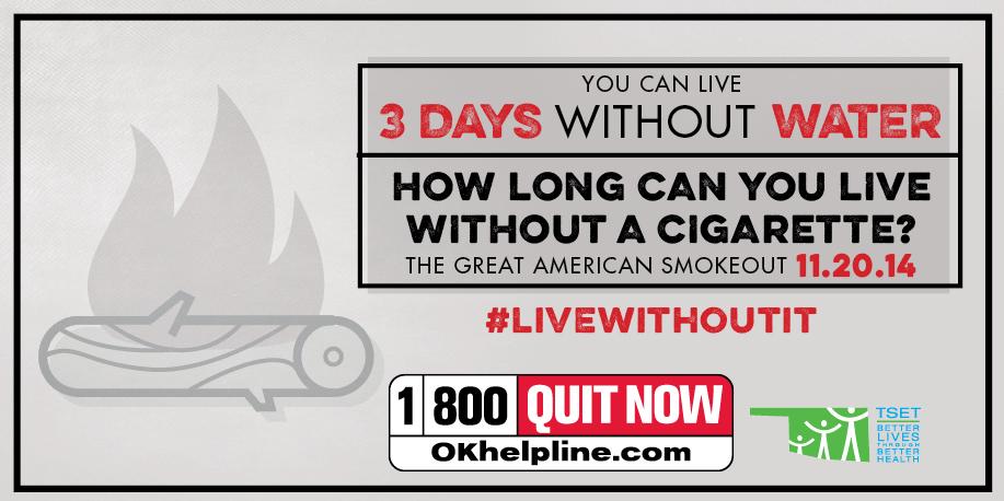 OKhelpline's tweet photo. There are some things you canβt live without. There are some things you can. #LiveWithoutIt #GASO http://t.co/wmdDBE5IWL