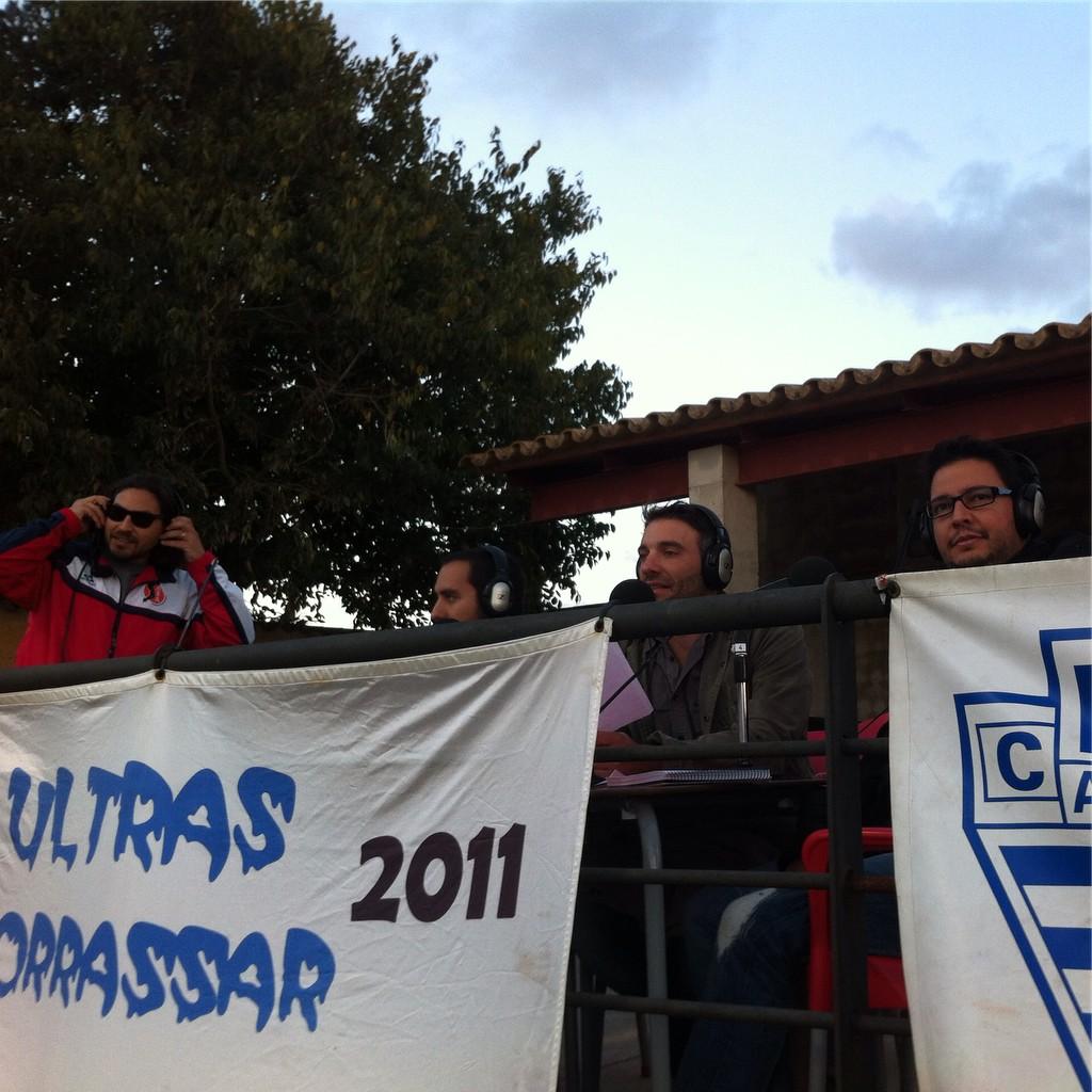 A la grada de premsa al #derbialgaidapina