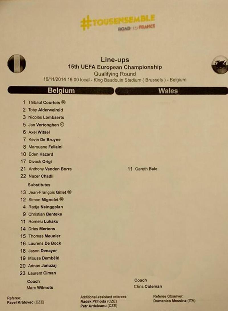TeleFootball's tweet image. The team sheets are in! #belwal