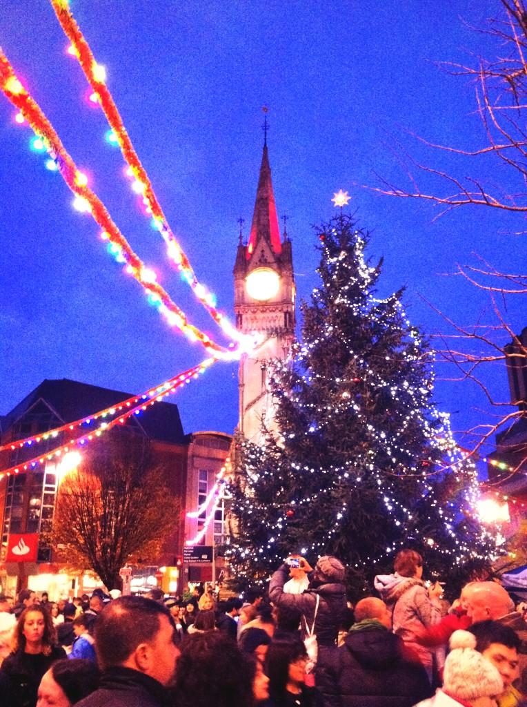 PICTURES Hundreds turn out for Leicester Christmas lights Central