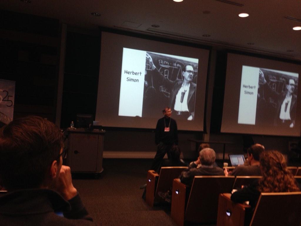 jingtaow's tweet image. &quot;theories with a purpose&quot; Stu Card giving a keynote in #hcii20