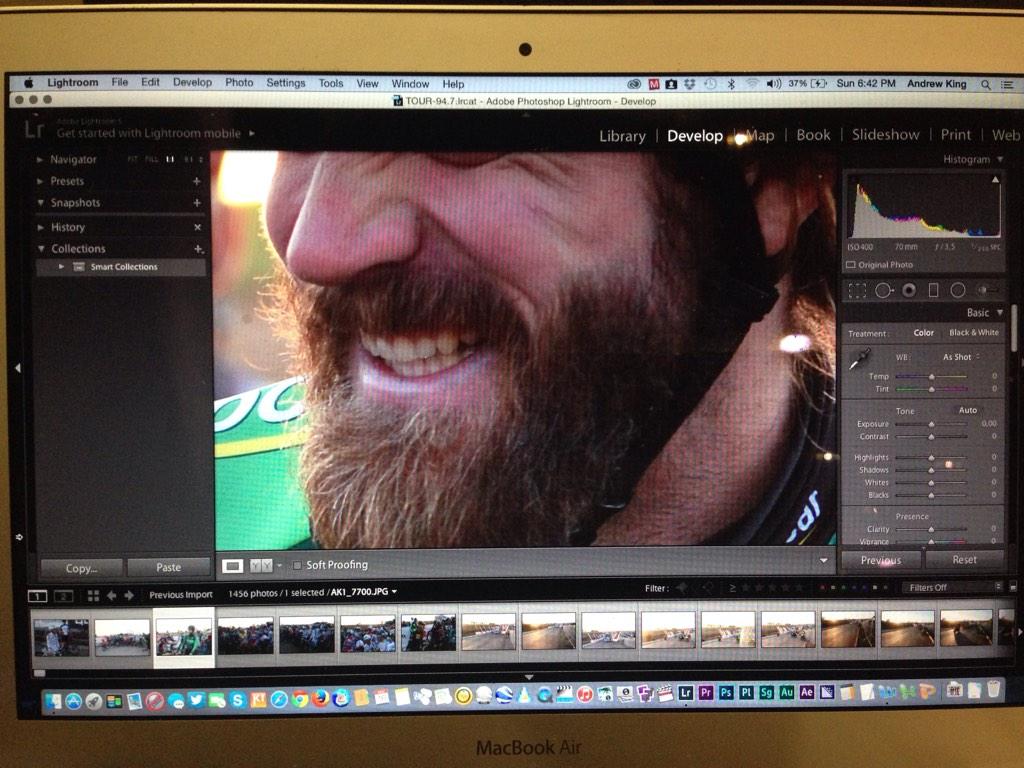 So stoked to get up close to <a href="/dancravensbeard/">Dan Craven's Beard</a> this morning at @momentum947 Always such a privilege. <a href="/DanFromNam/">Dan from Nam</a>