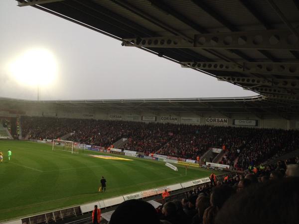 Awaydays23's tweet photo. Sheffield United at Doncaster Rovers yesterday #SUFC #TWITTERBLADES http://t.co/jhsDTG51nB
