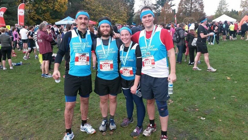 MarcDunmore's tweet photo. Lots of fun today at #MoRunning #cardiff #Movember2014 http://t.co/DhoAte1cQk