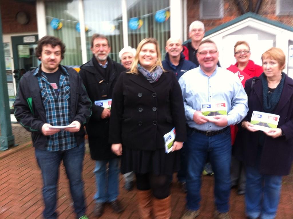 SherwoodLabour's tweet photo. We're out in Ollerton speaking with local people about the upcoming by-election. Lots of support for @MikePringle7 http://t.co/cweAivNKvl