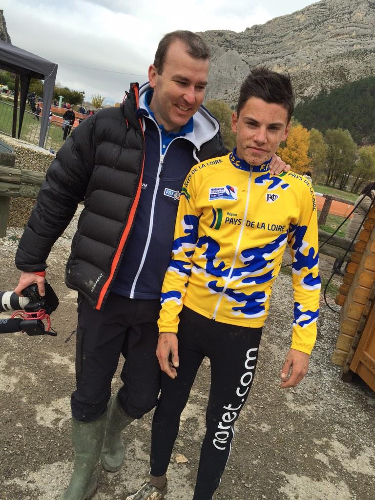 GazetteDesSport's tweet photo. Deuxieme : @Maxobo53 de la @u19racingteam #Twittcyclos #CDFCX http://t.co/SePnQC1ljN