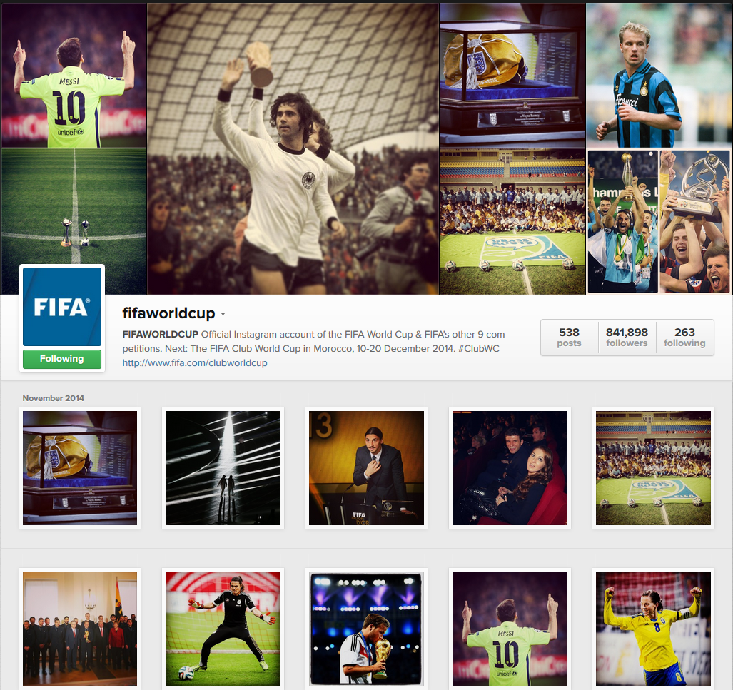 INSTAGRAM: See some of the best football pics from around the globe &amp; FIFA tournaments here - fifa.to/1rmQZNO