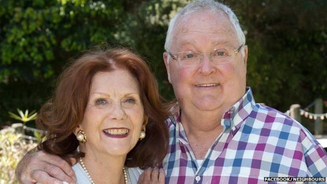 BBCNewsbeat's tweet photo. Harold and Madge Bishop to return for Neighbours 30th anniversary special. http://t.co/NaBaAToUiE http://t.co/nP6rPqMWQN