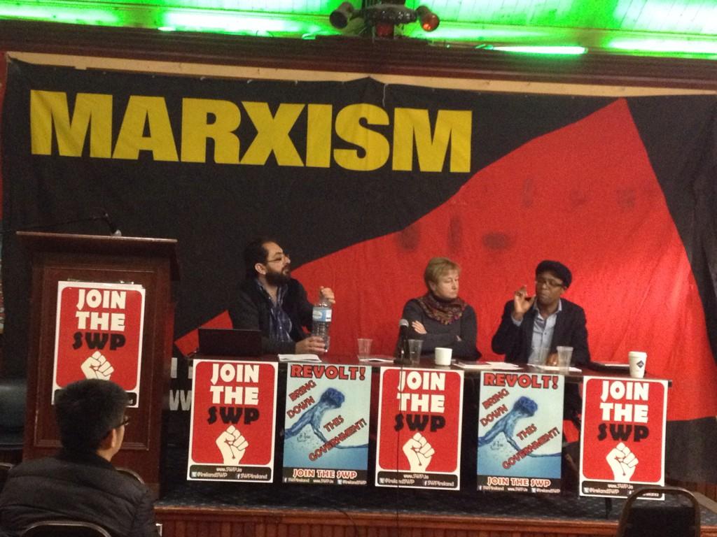CllrJohnLyons's tweet photo. "The Fight Against Racism in Ireland &amp; internationally" @MarxismDublin with @Memzers &amp; Brian Richardson. Excellent. http://t.co/2kW5VBr5sp