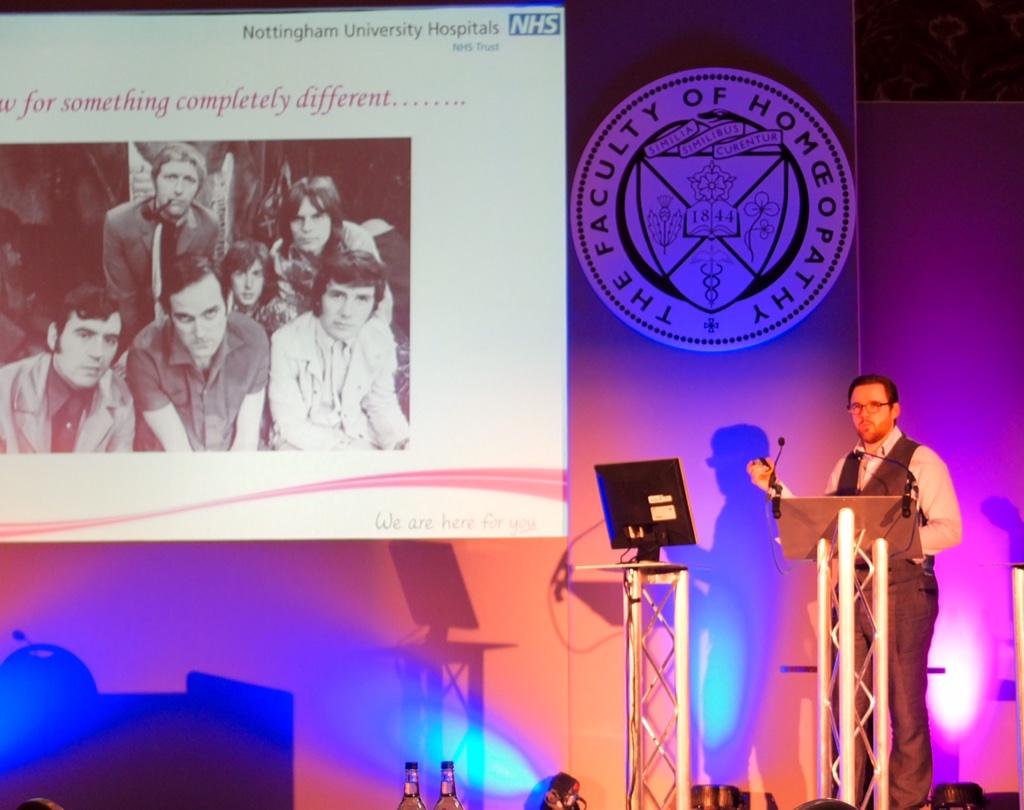 fohhomeopathy's tweet photo. @mathew_diggle Clinical Microbiologist addresses #bhc2014 on the problem of antimicrobial resistance #homeopathy http://t.co/5oh46TVqjl