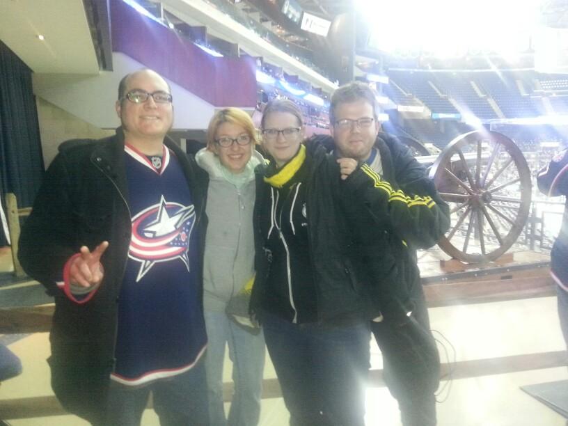 mattgoshert's tweet photo. #IngressYearTwo at Blue Jackets Cannon with MattJericho, RyanFromOhio, tinylittleatom and iradescence. http://t.co/SuXyHpv502